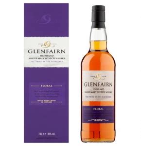 Glenfairn Floral Highland Single Malt Scotch Whisky.